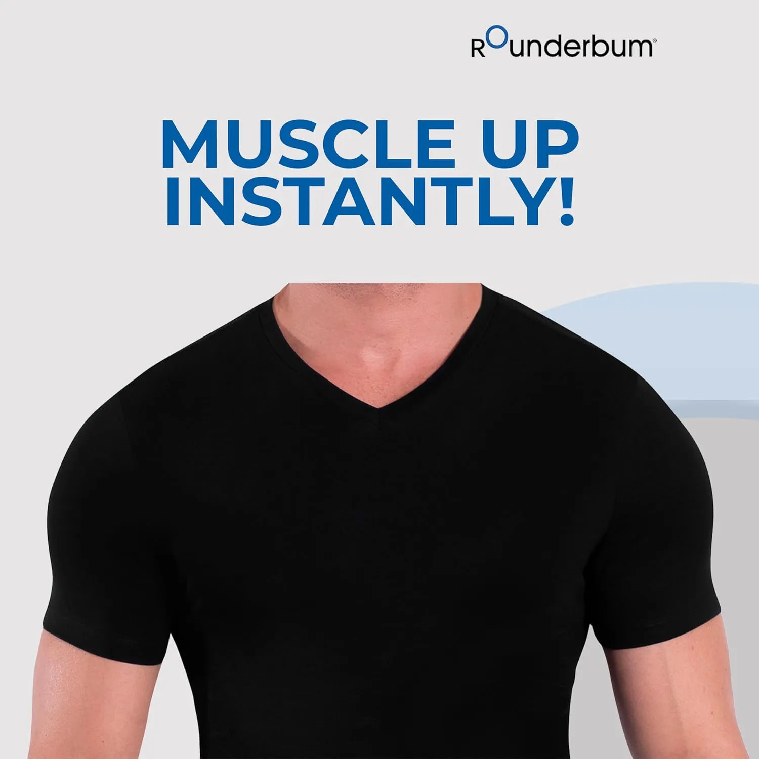 Rounderbum Mens Underwear | Compression Technology | Slim fit Cotton | Core Support Underwear | Slimming Male Tank Top