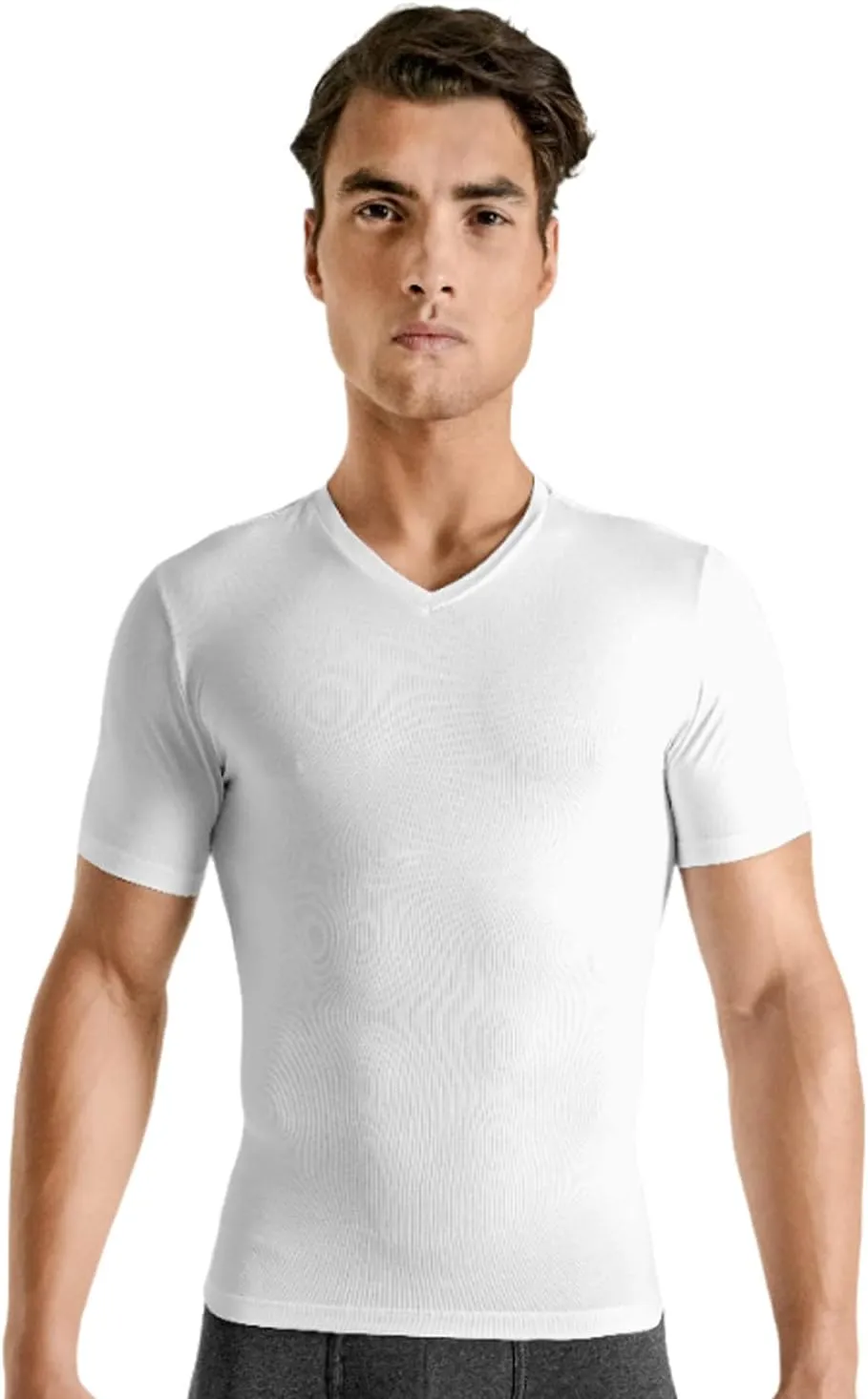 Rounderbum Mens Underwear | Compression Technology | Slim fit Cotton | Core Support Underwear | Slimming Male Tank Top