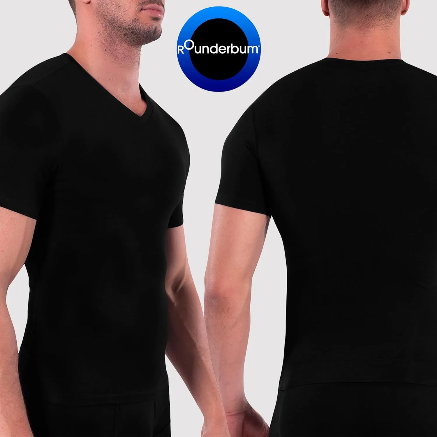 Rounderbum Mens Underwear | Compression Technology | Slim fit Cotton | Core Support Underwear | Slimming Male Tank Top