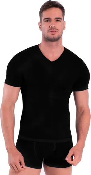 Rounderbum Mens Underwear | Compression Technology | Slim fit Cotton | Core Support Underwear | Slimming Male Tank Top
