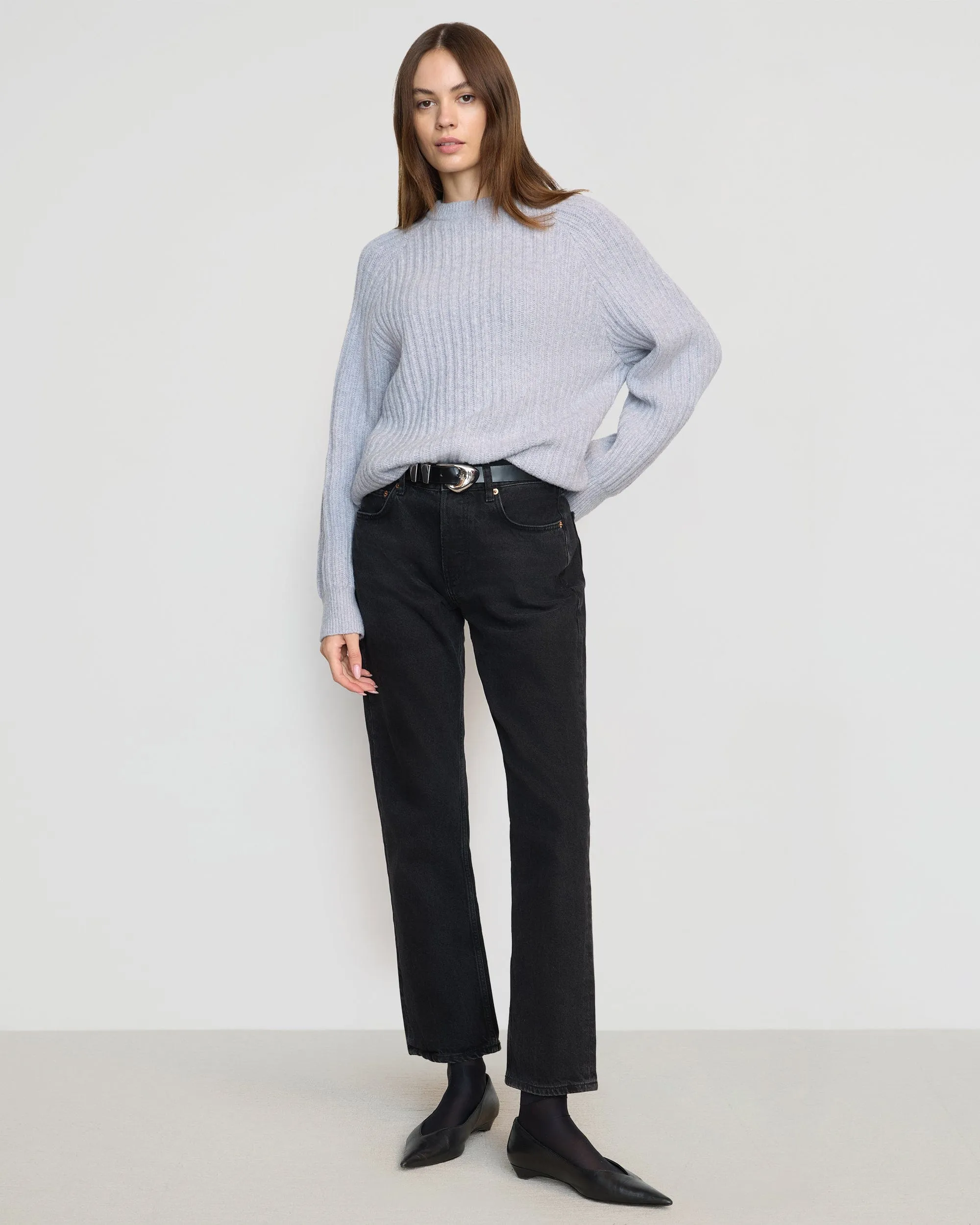 Roylene Ribbed Boyfriend Sweater