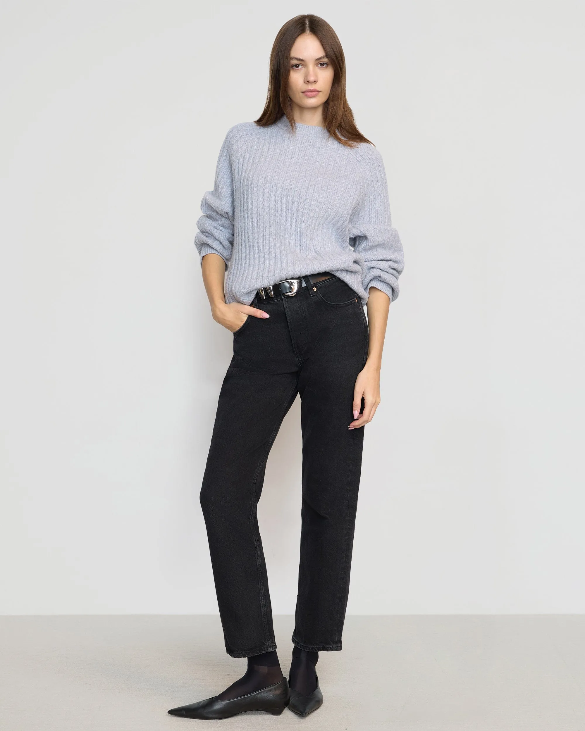 Roylene Ribbed Boyfriend Sweater