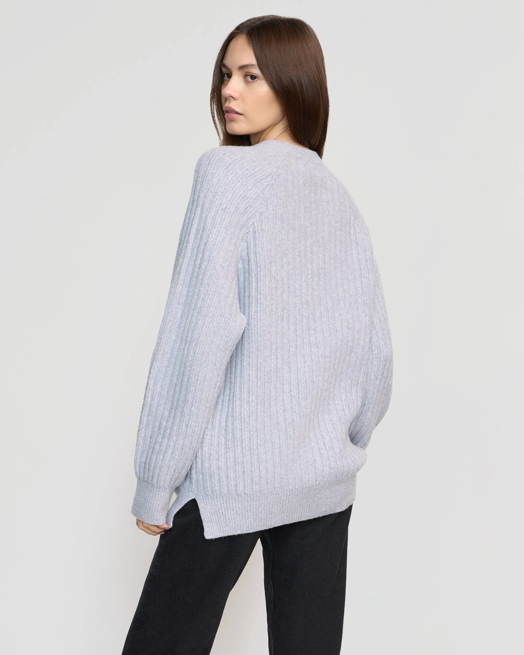 Roylene Ribbed Boyfriend Sweater