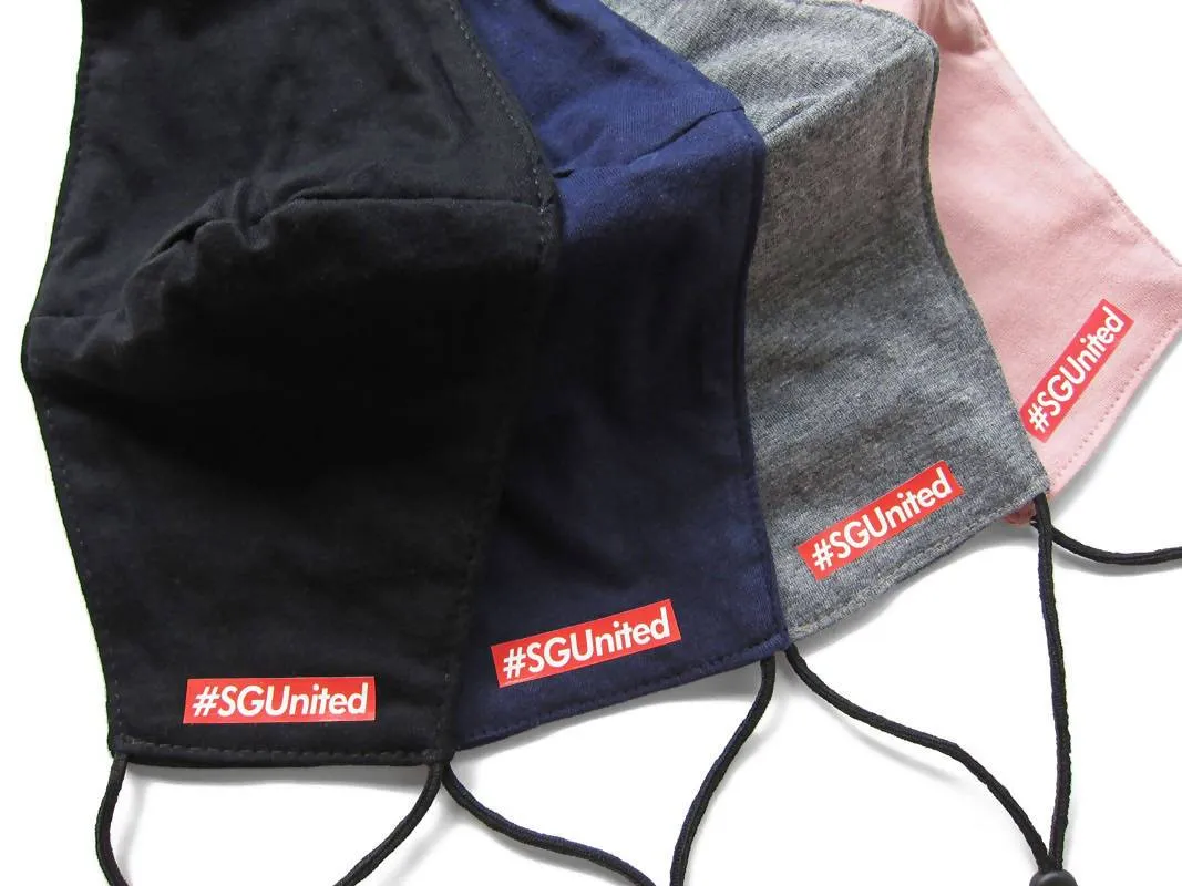 #SGUnited Box Logo Face Mask Singapore NDP National Day 2023