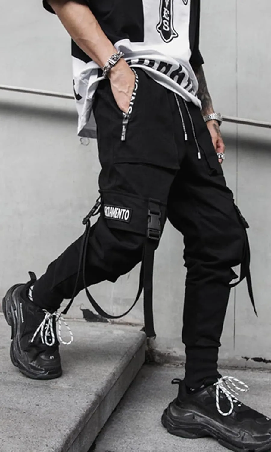 Streetwear Hip Hop Pants Cargo Pants Joggers Casual Active Sports Sweatpants for Men Couple Women Unisex