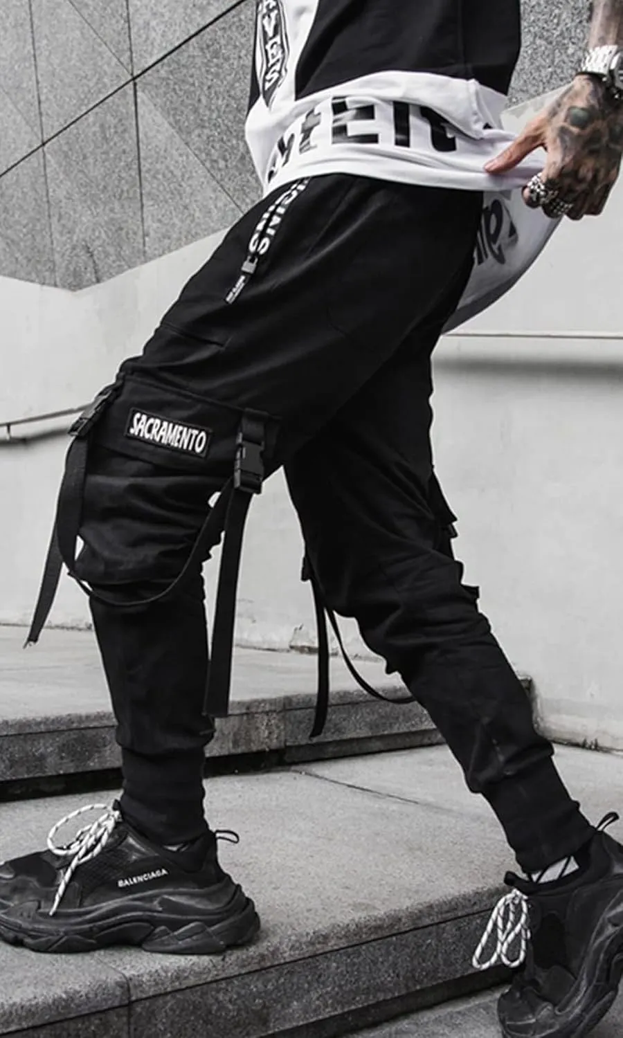 Streetwear Hip Hop Pants Cargo Pants Joggers Casual Active Sports Sweatpants for Men Couple Women Unisex