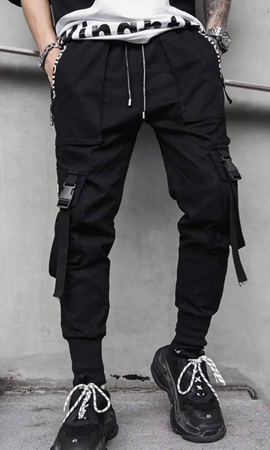 Streetwear Hip Hop Pants Cargo Pants Joggers Casual Active Sports Sweatpants for Men Couple Women Unisex