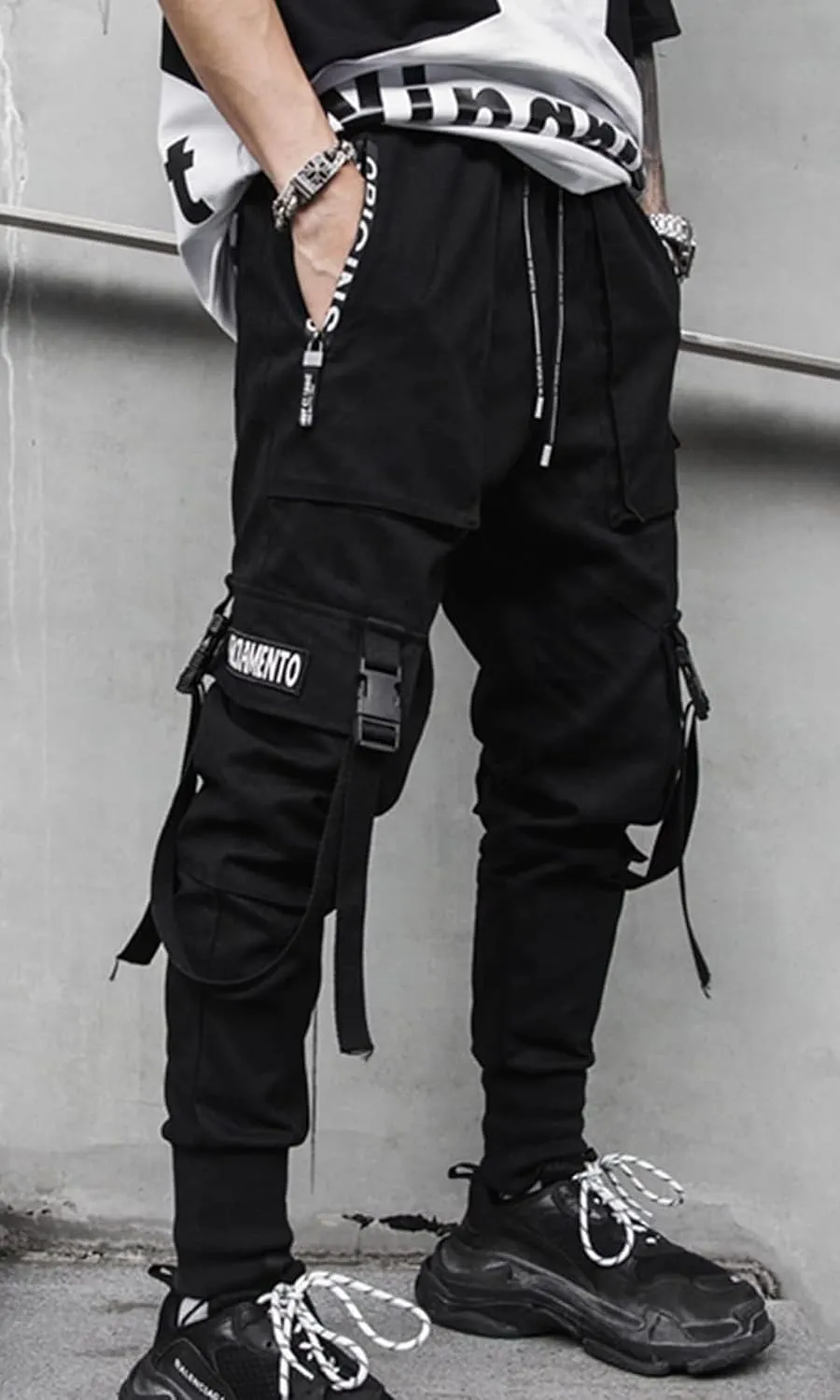 Streetwear Hip Hop Pants Cargo Pants Joggers Casual Active Sports Sweatpants for Men Couple Women Unisex
