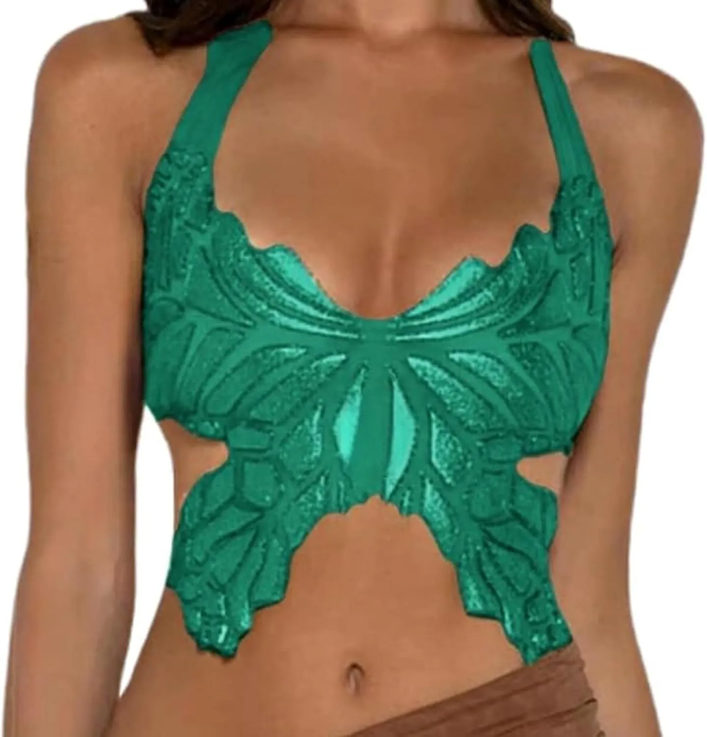 Summer Backless Tops For Women 2025 Sexy Corset Camisole Halter Lingerie Fashion Beach Vacation Going Out Clothes