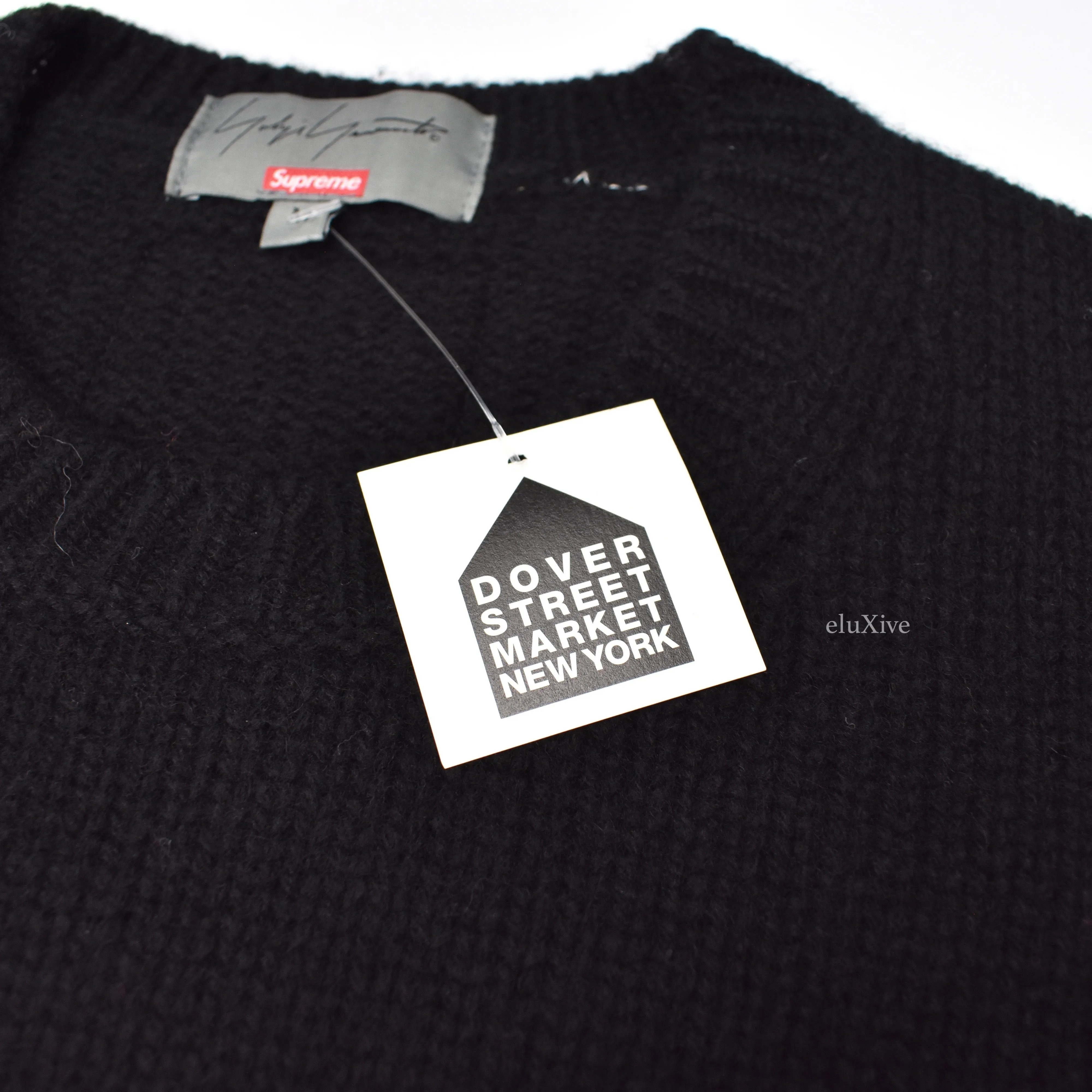 Supreme x Yohji Yamamoto - Intarsia Knit Flower Logo Sweater