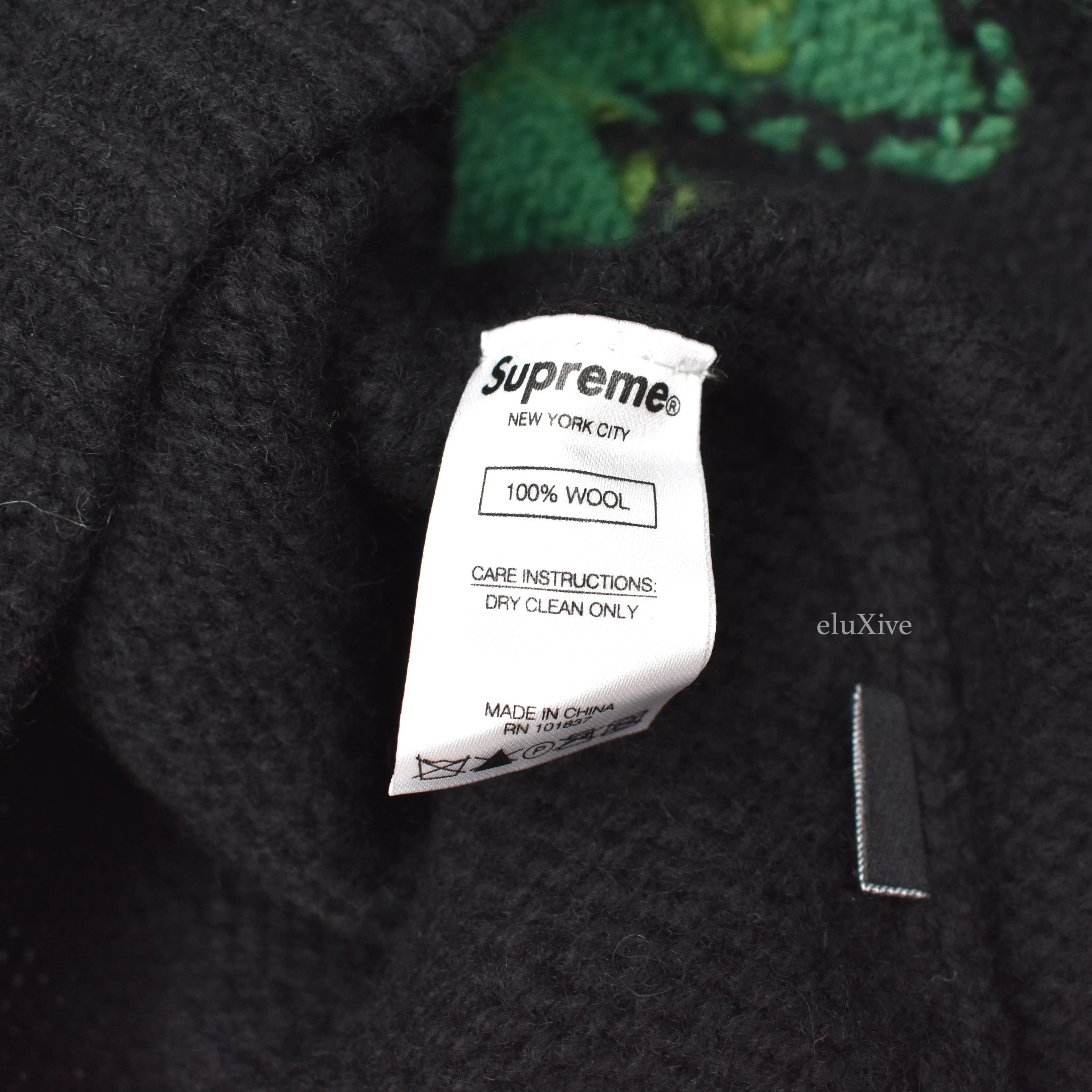 Supreme x Yohji Yamamoto - Intarsia Knit Flower Logo Sweater