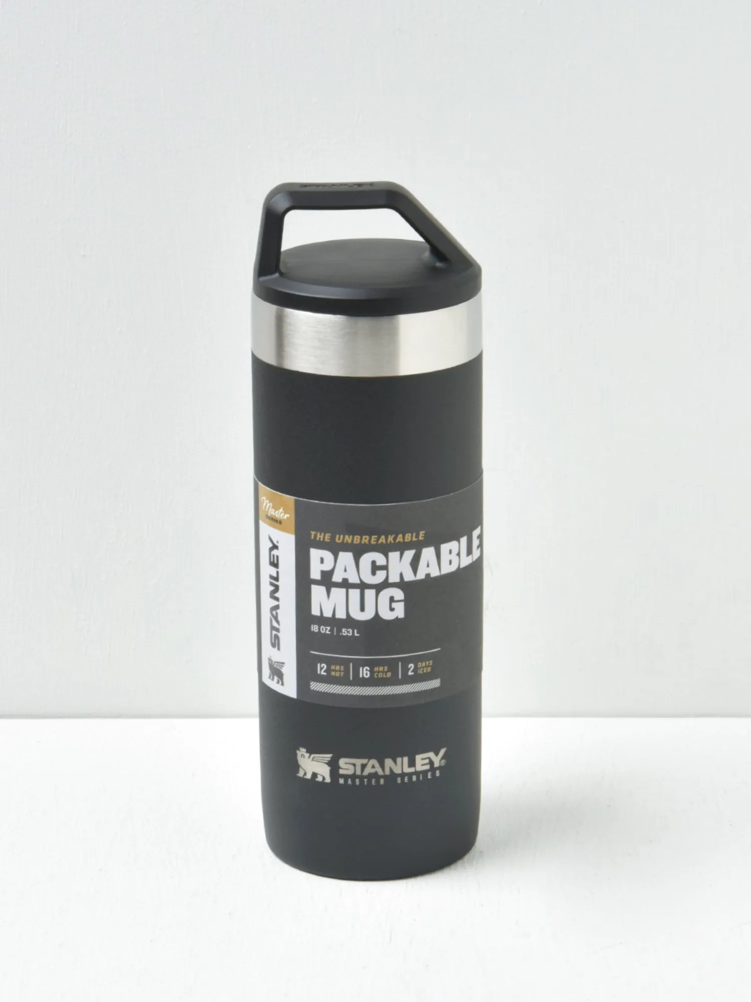 The Unbreakable Packable Mug18OZ/53L Foundry black