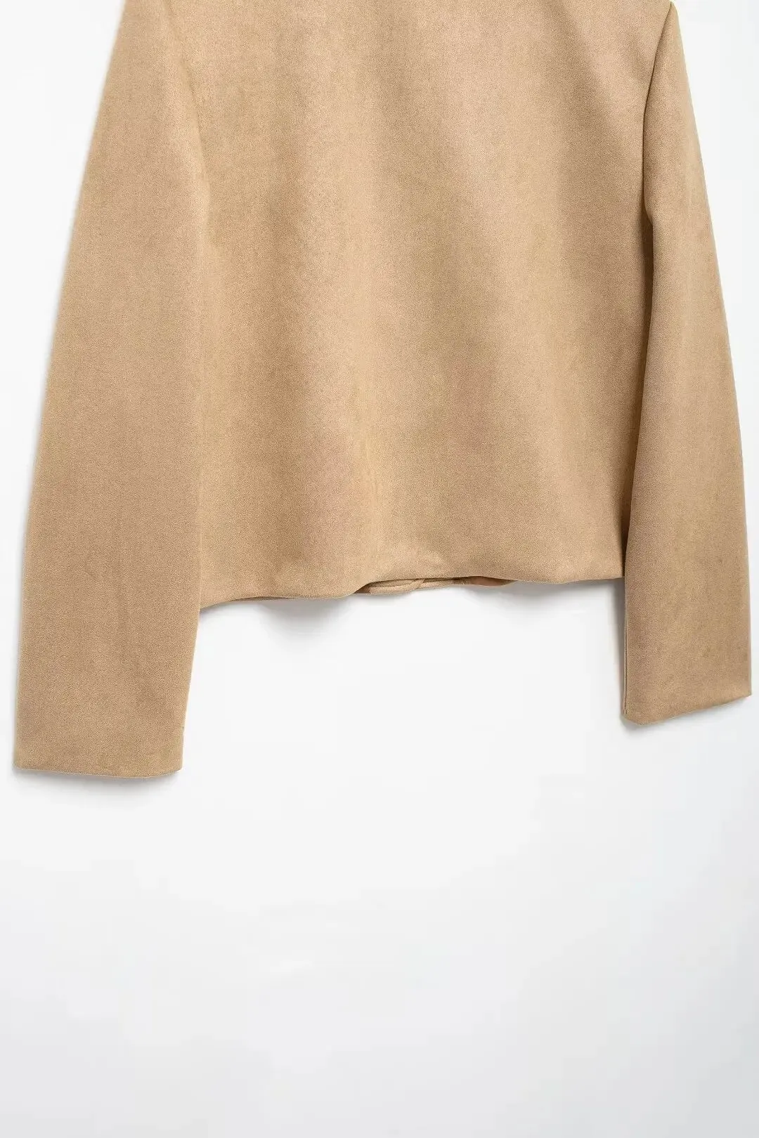 Trafza Herbst mode Frau Jacken solide Turn-Down-Kragen lange Ärmel Taschen einreihige weibliche lässige kurze Mäntel