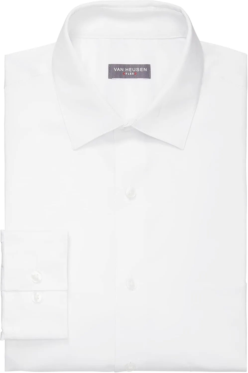 Van Heusen Men's Big Fit Dress Shirt Ultra Wrinkle Free Flex Collar Stretch (Big and Tall)