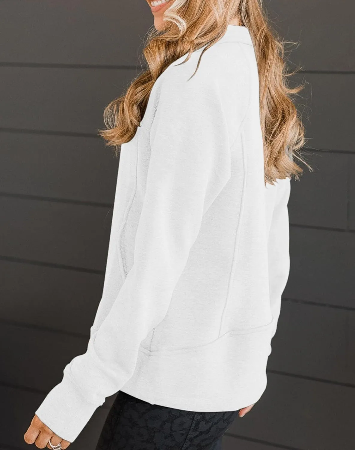 Vivitulip Womens Full Zip Up Athletic Jacket Long Sleeve Lightweight Pocketed Workout Coat Tops with Thumb Holes