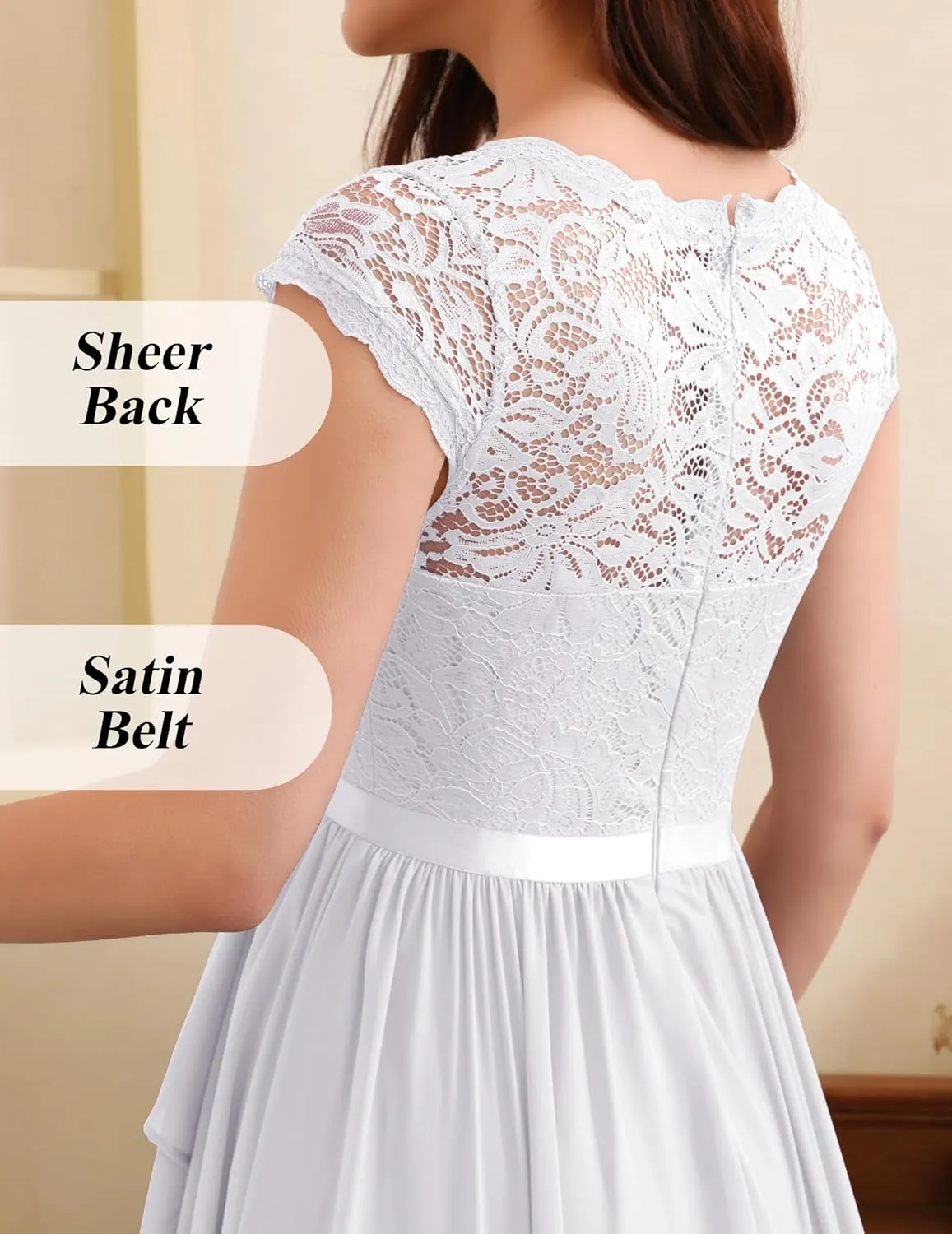 Wedtrend Women's Bridesmaid Dress 2024 Short Prom Dress Ruffle Wedding Guest Cocktail Dress Floral Homecoming Dress