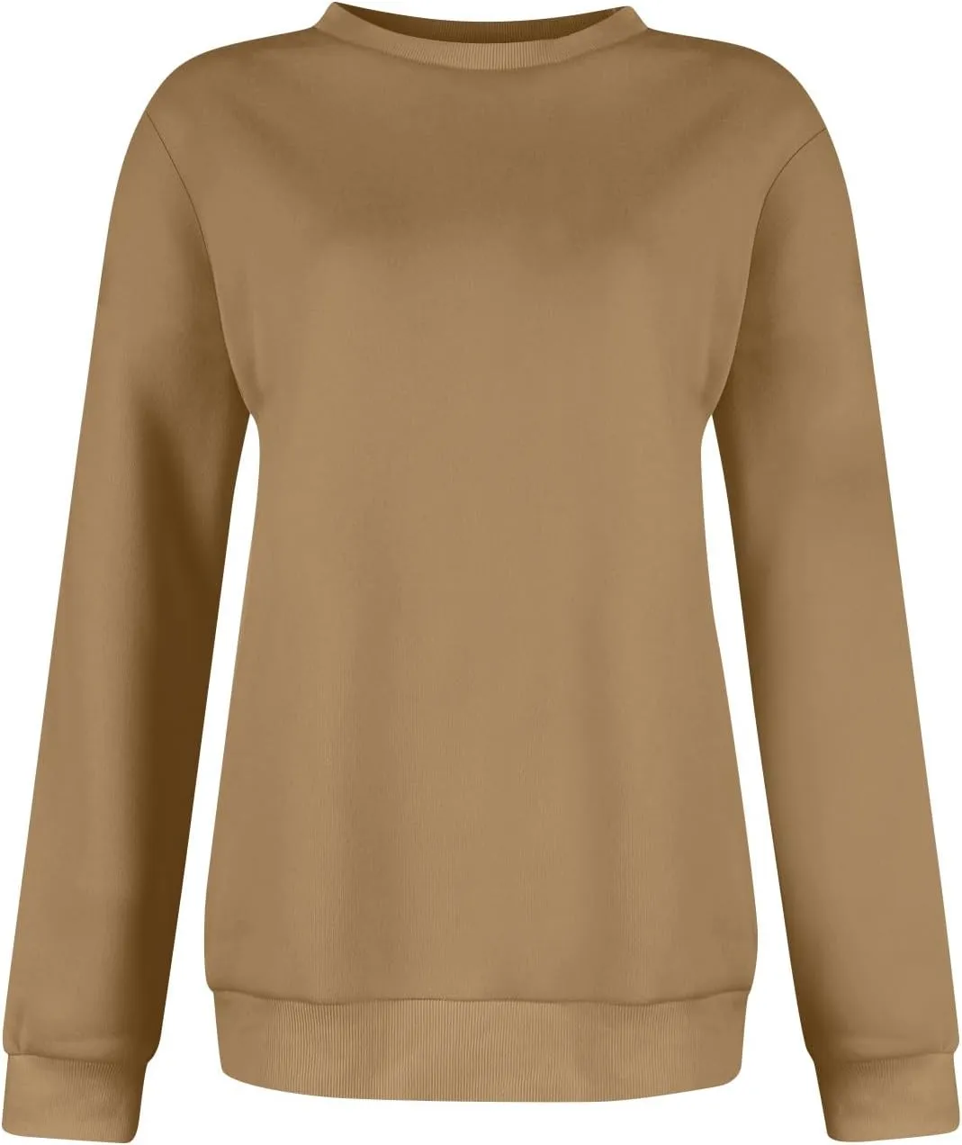 Women Long Sleeve Crewneck Fall Sweatshirt Hoodies Oversized Fleece Pullover Tops Y2k Teen Girls Preppy Clothes 2024