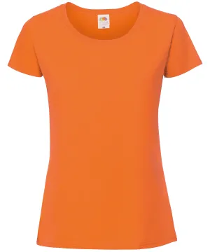 Womens Iconic 195 ringspun premium t-shirt | Orange