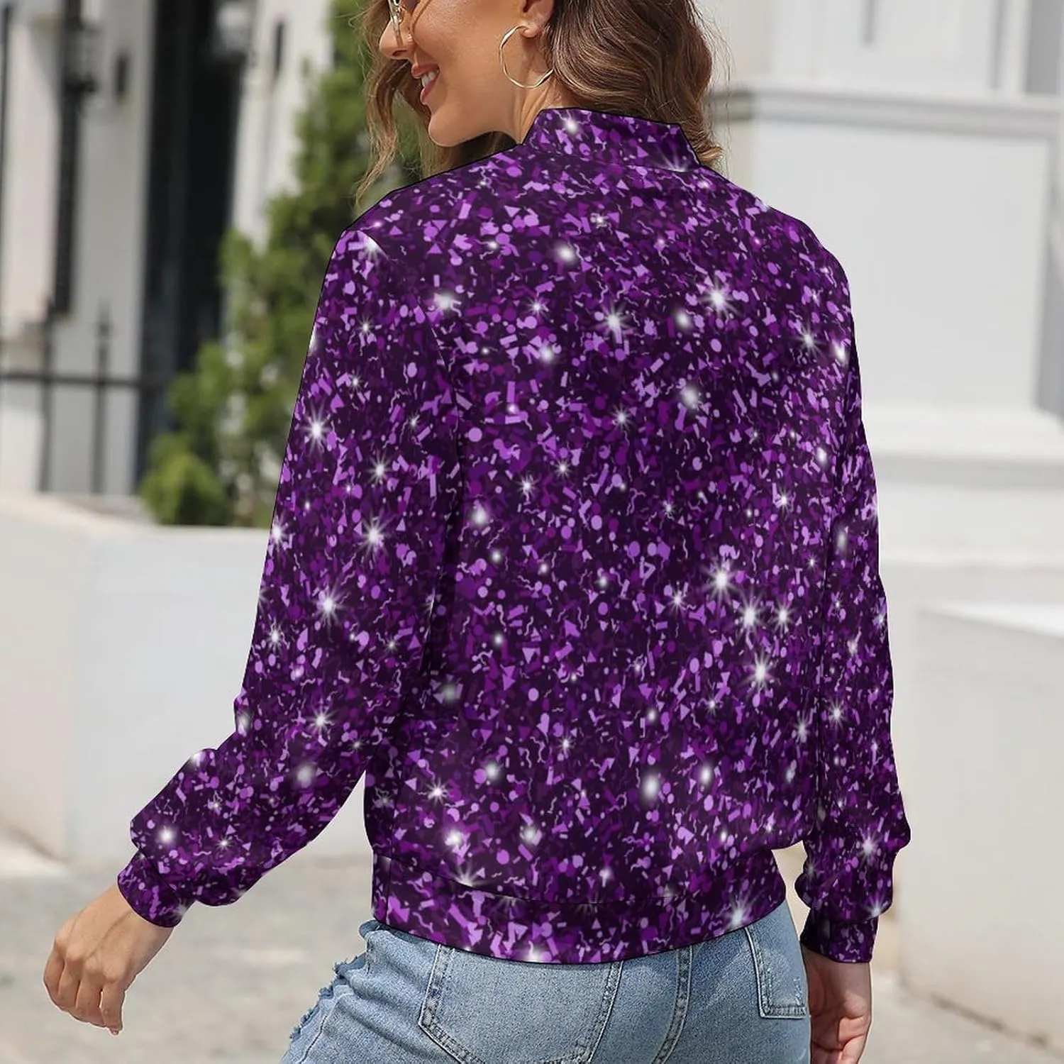 Women's Lightweight Athletic Jacket Zip Up Coat Long Sleeve Casual Sweatshirt