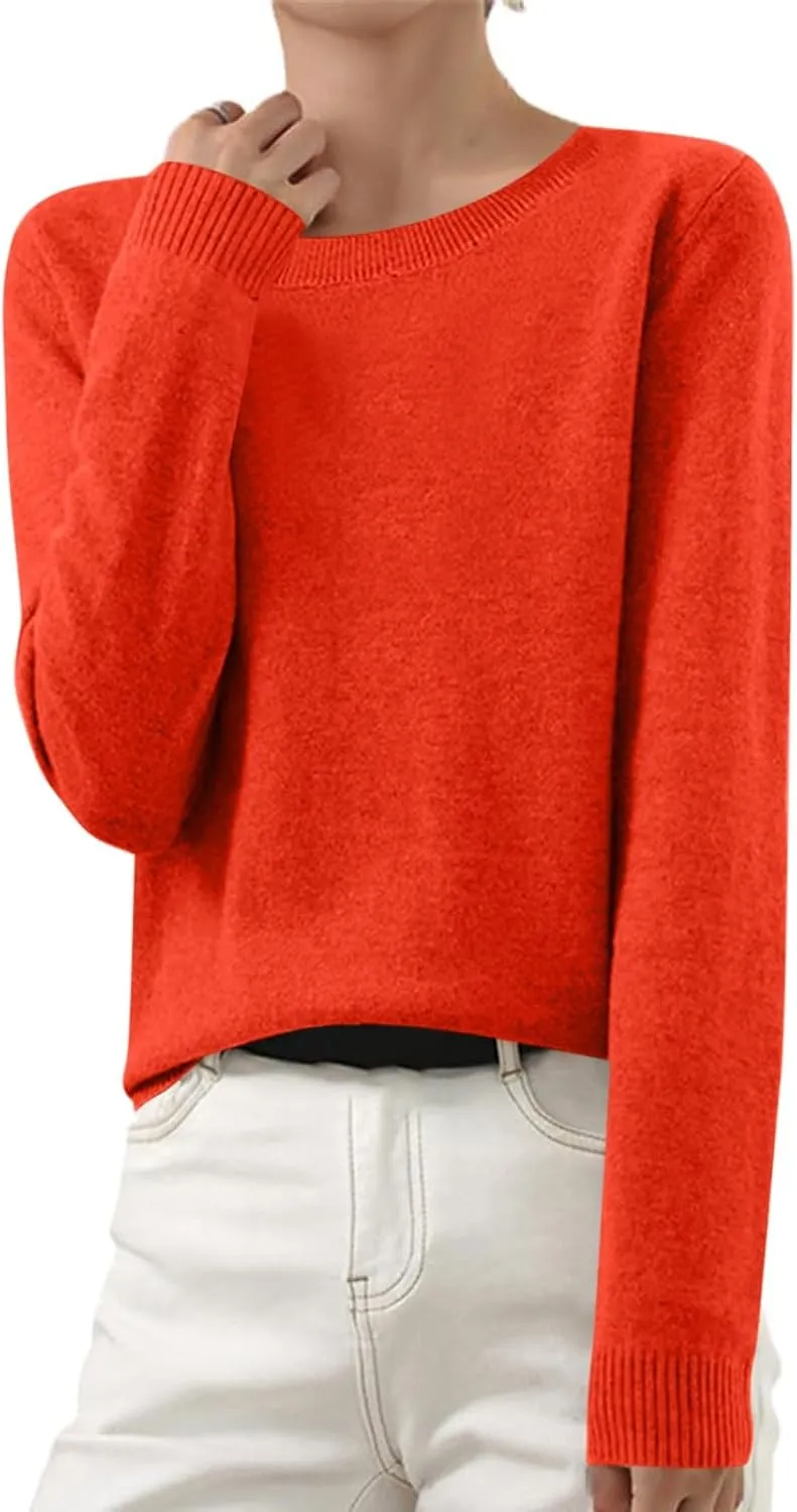 Women's Sweater V-Neck Long Sleeve Oversize Womens Cardigan Knitted Outer,2024 Fall&Winter Trendy Womens Loose Tops