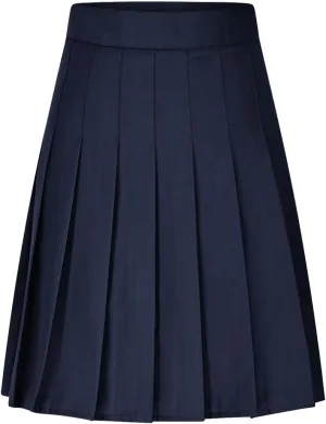 Xiaojmake Women Pleated A-Line Skirts Flowy Short Mini Basic Skirt High Waist School Uniform Tennis Cheerleader Skater Skirts