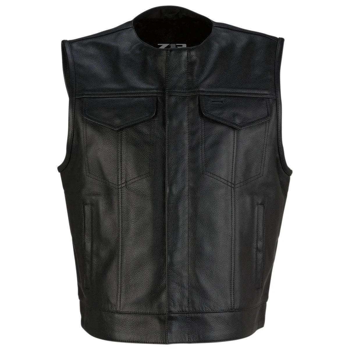 Z1R Ganja Leather Riding Vest